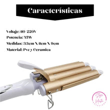 Cargar imagen en el visor de la galería, Rizador Ondas Francesas + Hidratación jengibre StyleMaster™
