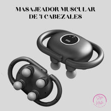 Cargar imagen en el visor de la galería, Masajeador con 4 Cabezales StyleMaster™
