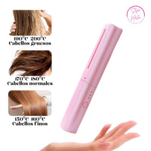 Cargar imagen en el visor de la galería, Mini Cepillo Alisador Portatíl Rosa StyleMaster™
